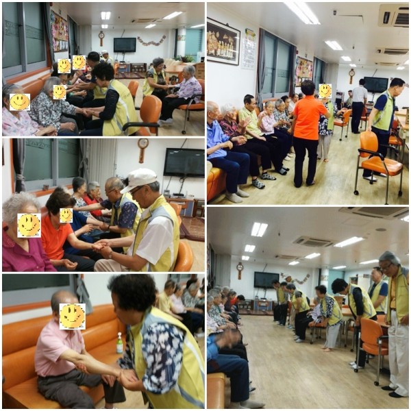 【데이케어】6월 동고동락_ 손.발 마사지 진행 이미지