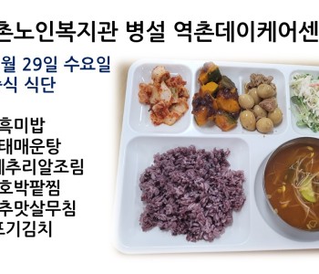 [데이케어]2022년 6월 29일 수요일 중식식단 공개 이미지