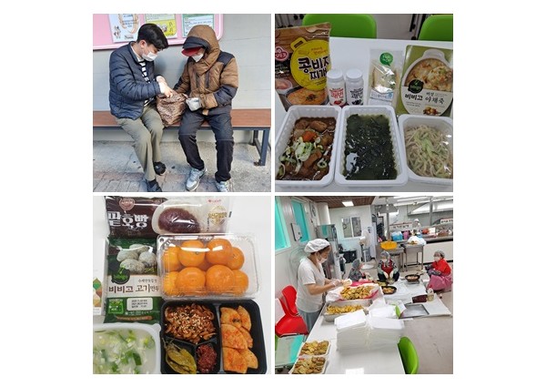 [재가복지] 무료급식 대상자 복지관 휴관 대체식 제공!! 이미지